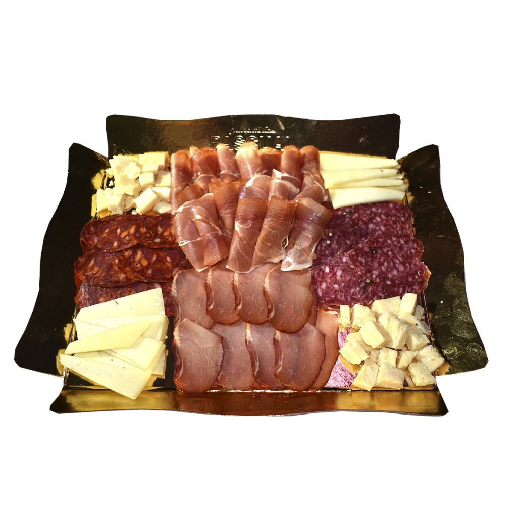 Bandeja gourmet La Clásica en Zaragoza con ibéricos y quesos para regalar