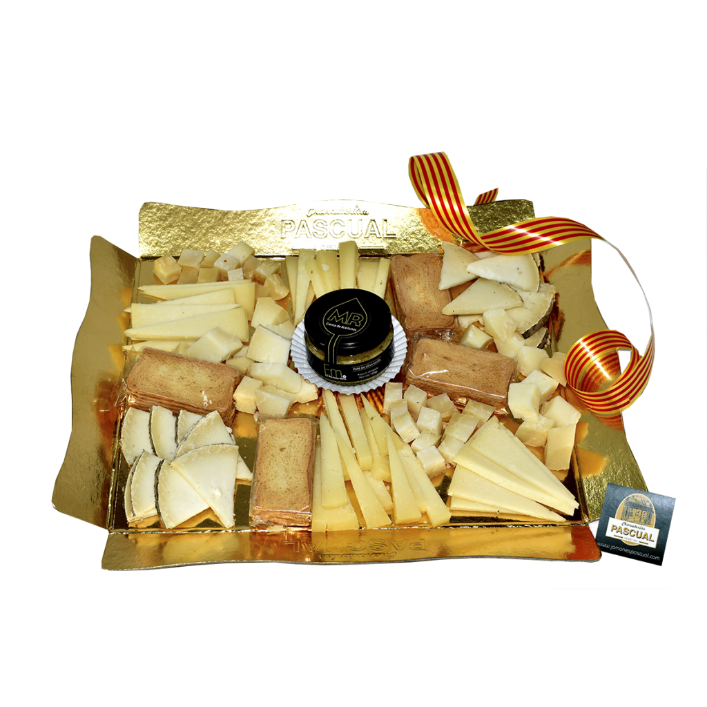 Bandeja gourmet de quesos Aragón para comprar en Zaragoza con selección de quesos y presentación gourmet